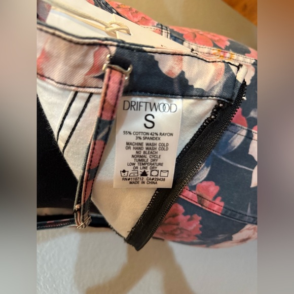 NWT Driftwood Sweetheart Masquerade Floral Denim Bustier Dress Sizes S - Picture 7 of 9